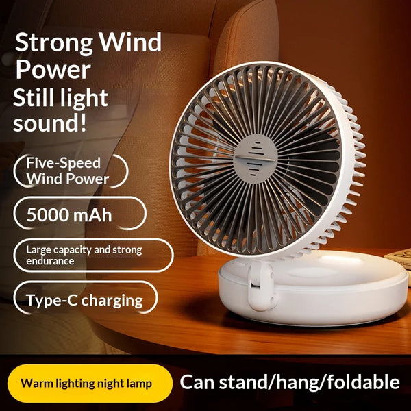Glow-in-the-Dark Wall Fan
