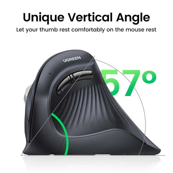UGREEN Ergonomic Wireless Mouse
